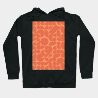 Hotdog Colored Geometric Pattern - Shapes #9 Hoodie